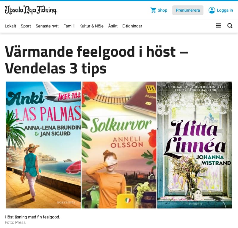 Artikel på unt.se